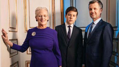 Queen Margrethe, Prince Christian, Prince Frederik