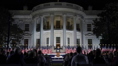 President Donald Trump gave his RNC acceptance speech at the White House.