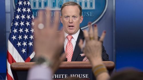 Gaffe-prone Sean Spicer shuffled away from podium as Trump's patience runs out