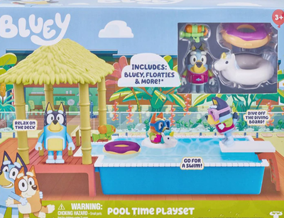 Bluey Pool Time Fun Playset