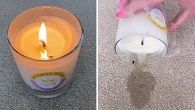 How to get candle wax out of carpet hack
