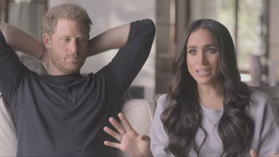 Still image from Harry & Meghan docuseries episodes 3-6