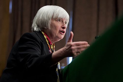 Președintele Rezervei Federale din SUA, Janet Yellen.