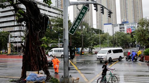 Philippine state weather agency PAGASA downgraded the domestic threat level, but warned the danger was far from over