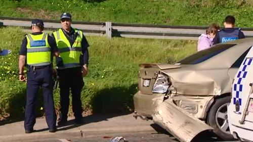 Elderly man standing by parked car struck dead