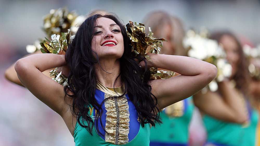 The Canberra Raiders have removed their cheerleading squadron from match-day events. (Getty)