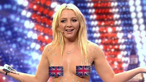 Britney Spears impersonator on Britain's Got Talent