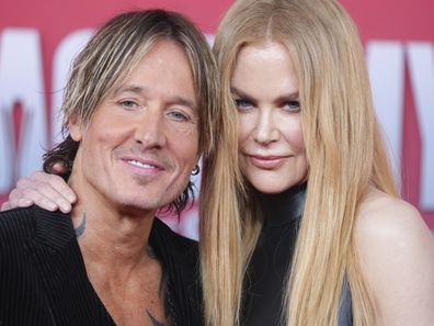 Keith Urban and Nicole Kidman at the 60th annual Academy of Country Music Awards on Thursday, May 8, 2025, in Frisco, Texas. 