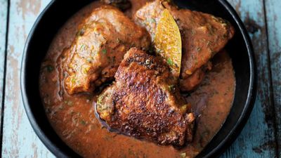 Recipe: <a href="https://kitchen.nine.com.au/2017/07/17/13/59/30-minute-fenugreek-chicken-curry" target="_top">30 minute fenugreek chicken curry</a>