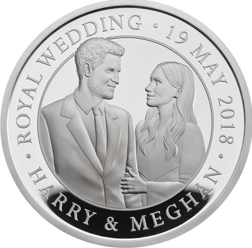 The Royal Mint has released a new coin to commemorate Prince Harry and Meghan Markle's wedding. (PA/AAP)