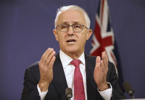 Prime Minister Malcolm Turnbull has attacked Labor leader Bill Shorten over his party's border policy. Picture: AAP