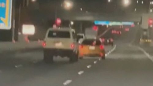 Alleged road rage incident on the Logan Motorway at Drewvale.