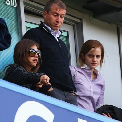 Roman Abramovich, Daria Zhukova and Emma Watson