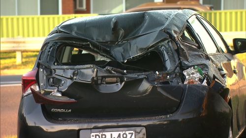 Bass Hill crash 190709 allegedly drunk driver smashes into new Toyota Corolla charged crime news Sydney NSW