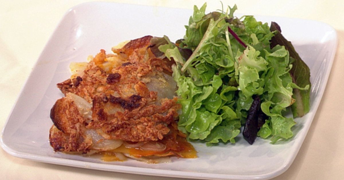 Vegetable bake with crispy goat's cheese topping - 9Kitchen