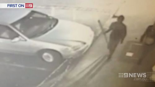 Intruders were caught on camera. (9NEWS)