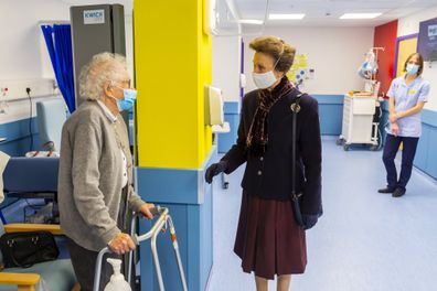 Princess Anne visits hospital