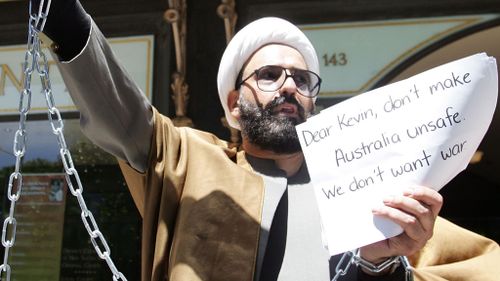 Sydney siege gunman Man Monis.