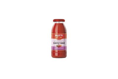 <p>This is where things start to get a little worrying, at almost a third of the recommended daily salt intake.</p>
<p>Mutti Simply Sugo Capers and Onion.</p>