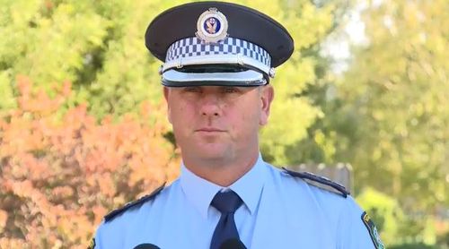 Inspector Robert Vergano spoke to reporters this morning. (9NEWS)