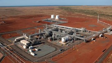 Santos&#x27; Devil Creek gas plant in the Pilbara, WA.