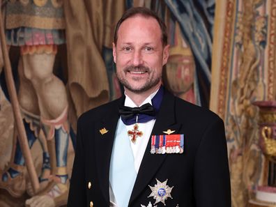 STOCKHOLM, SWEDEN - APRIL 30: Crown Prince Haakon of Norway attends the gala dinner during the 80th birthday of King Carl XVI Gustaf of Sweden at the Royal Palace on April 30, 2026 in Stockholm, Sweden. (Photo by Michael Campanella/Getty Images)