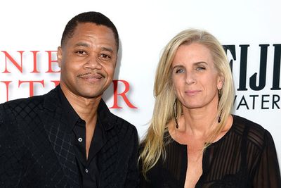 Cuba Gooding Jr's wife Sara Kapfer filed for separation this year after 20 years of marriage.<br/><br/>No reason was given for the breakup, but TMZ reports that Sara has filed for joint legal and physical custody of the couple's children. The pair who met in high school have three kids together: Spencer, 20; Mason, 17 and Piper, 9.<br/><br/>Image: AFP