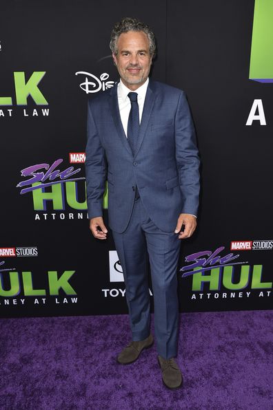 Mark Ruffalo arrives at the premiere of "She-Hulk: Attorney at Law," on Monday, Aug. 15, 2022