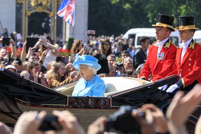 Queen Elizabeth Trooping the Colour