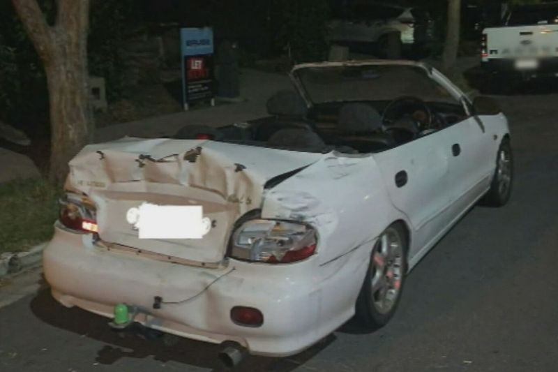 An Adelaide man who hacked off the roof of his car, turning it into a DIY convertible, has been jailed until the end of the year.