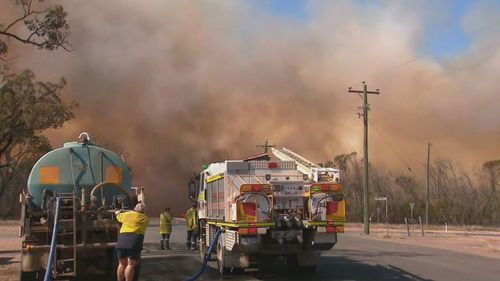 Tara fire in Queensland October 27