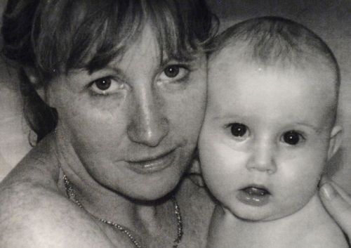 A copy photo, taken in Melbourne, Tuesday, August 21, 2007, of Cindy Crossthwaite and her son Jonas.