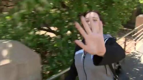 A supporter of Mr Cross yelled at the news cameras outside the Geelong Law Courts.