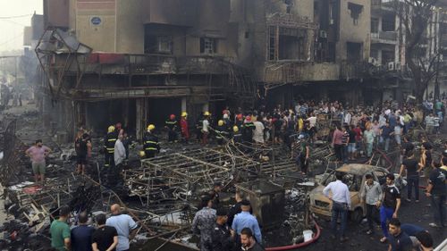 Death toll rises to at least 119, 187 injured, in Baghdad suicide bombing