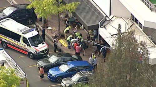 The car hit the Wild Basket cafe in Neutral Bay. (9NEWS)