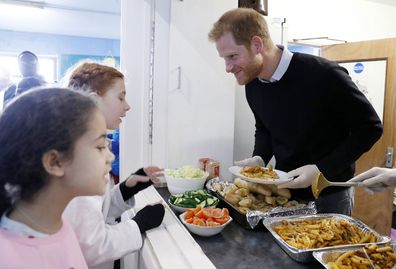Prince Harry Fit and Fed program in London