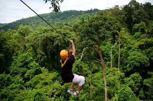 A Canadian man has died after falling more than 100 metres to his death on the Flight of the Gibbon zipline attraction in Chiang Mai, Thailand.