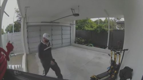 Two men have been caught allegedly attempting to steal electric scooters from a Gold Coast house.