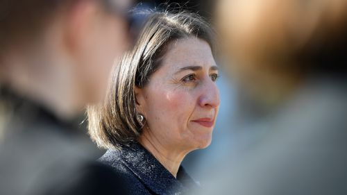 NSW Premier Gladys Berejiklian speaks during a press conference in Sydney, Thursday, June 25, 2020. (AAP Image/Dan Himbrechts)