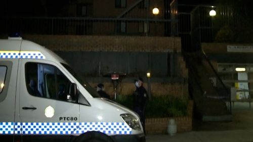 A Bondi apartment block has been put into hard lockdown.