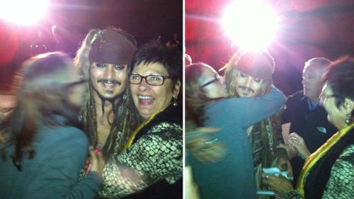 Johnny Depp leaves NSW woman feeling electric after offering to pay her power bill