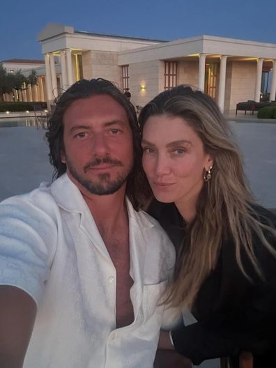 Matthew Copley and Delta Goodrem