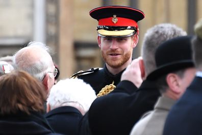 Prince Harry and Queen Elizabeth military titles