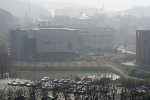 A view of the P4 lab inside the Wuhan Institute of Virology is seen after a visit by the World Health Organization team in Wuhan in China's