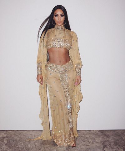 Kim Kardashian as Cher at a 2017 Halloween party