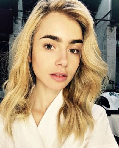 Actress and model Lilly Collins ditched her dark brown locks earlier this month for a bright and sunny hair hue.&nbsp;