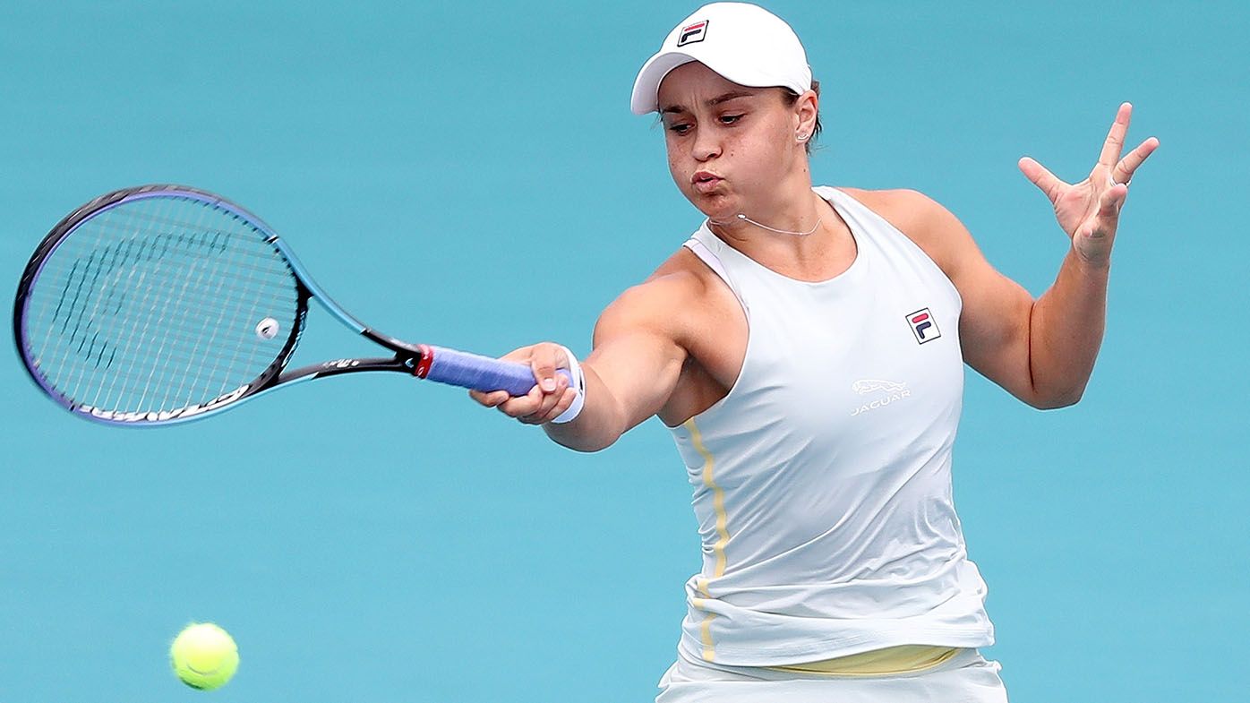 Ash Barty rejects criticism of world No.1 ranking after solidifying Miami Open win