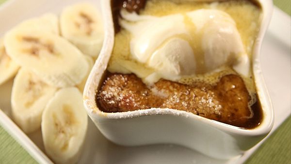 Lyndey Milan's banana caramel sticky pudding
