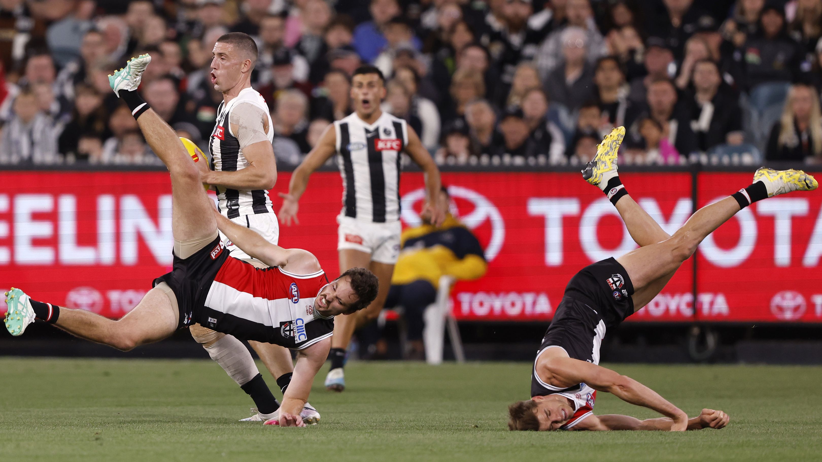 Zaine Cordy and Mason Wood clashed in scary scenes.