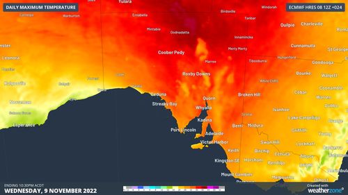 Adelaide is experiencing a run of early-season heat not seen since 2019.